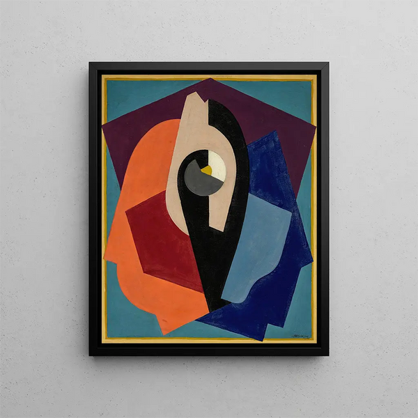 Composition ou Peinture objet - Albert Gleizes — kehystetty taideteos seinällä