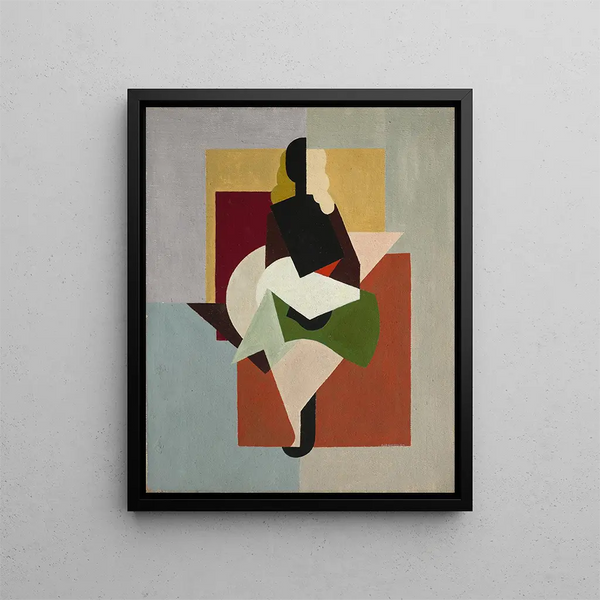 Nainen - Albert Gleizes — kehystetty taideteos seinällä