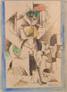 La Dame aux bêtes Portrait de Madame Raymond Duchamp-Villon - Albert Gleizes — näkymä teoksesta