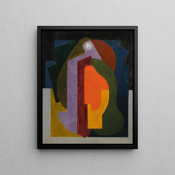 Unenomainen runo - Albert Gleizes — kehystetty taideteos seinällä
