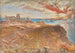 Illanvietto Sainte-Hilda-luostarissa, Whitby, Yorkshire - Albert Goodwin — näkymä teoksesta