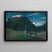 Kuunvalossa, Pontresina, Engadin, Sveitsi - Albert Goodwin — kehystetty taideteos seinällä