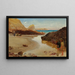 Kynance Cove, Cornwall - Albert Goodwin — kehystetty taideteos seinällä