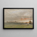 Windsorin linna - Albert Goodwin — kehystetty taideteos seinällä