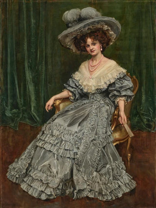 Albert Henry Collings - Portrait of Miss Gertie Millar later Countess of Dudley.webp