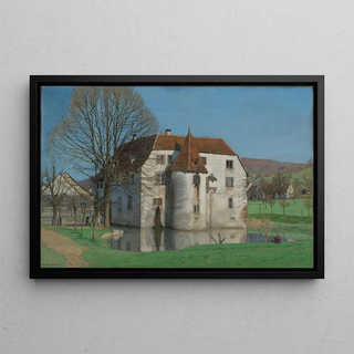 Albert Hermann Daur - Ansicht von Schloss Reichenstein bei Inzlingen.webp