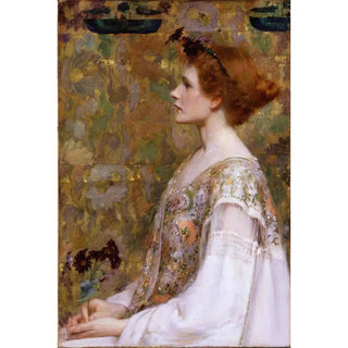Albert Herter - Woman with Red Hair.webp