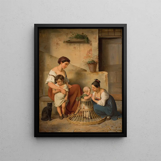 Albert Kchler - En romersk gadescene.webp