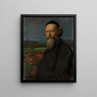 Albert Lang - Portrait of the painter Emil Lugo.webp