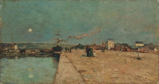 Albert Lebourg - Lever de lune BoulognesurMer.webp