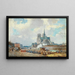 Notre-Dame de Paris - Albert Lebourg — kehystetty taideteos seinällä