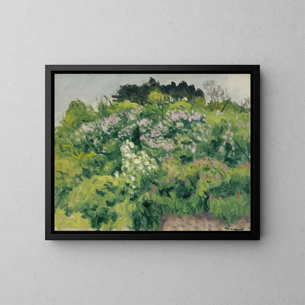 Algerian kukat - Albert Marquet — kehystetty taideteos seinällä