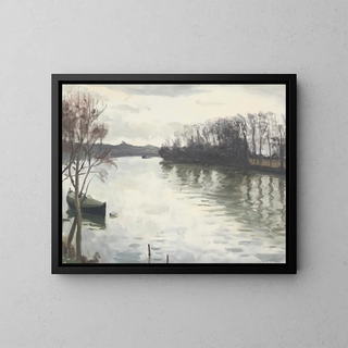 La Frette-sur-Seine - Albert Marquet — kehystetty taideteos seinällä