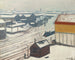 La Gare Montparnasse sous la neige - Albert Marquet — näkymä teoksesta