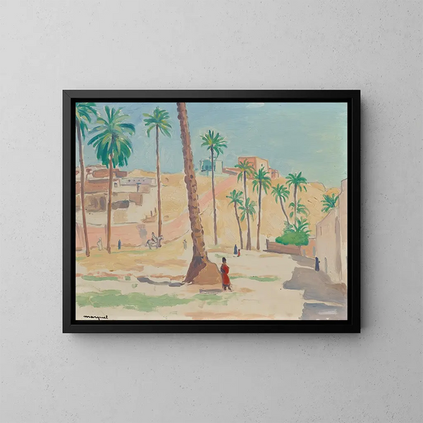 La Place - Albert Marquet — kehystetty taideteos seinällä