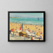 La Plage des Sables d'Olonne - Albert Marquet — kehystetty taideteos seinällä