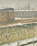 La Sainte-Chapelle sous la neige - Albert Marquet — näkymä teoksesta