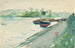 La Seine lähellä Saint-Cloudia - Albert Marquet — näkymä teoksesta