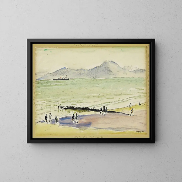 La digue de la Goulette - Albert Marquet — kehystetty taideteos seinällä