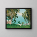 La plage vue à travers les eucalyptus - Albert Marquet — kehystetty taideteos seinällä