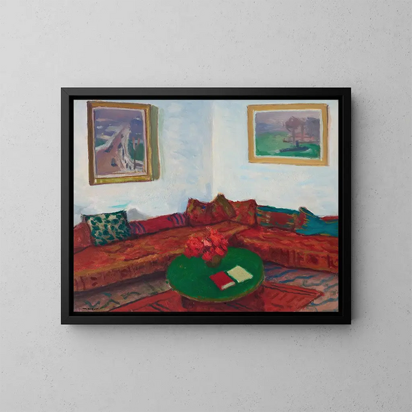 Le Divan - Albert Marquet — kehystetty taideteos seinällä