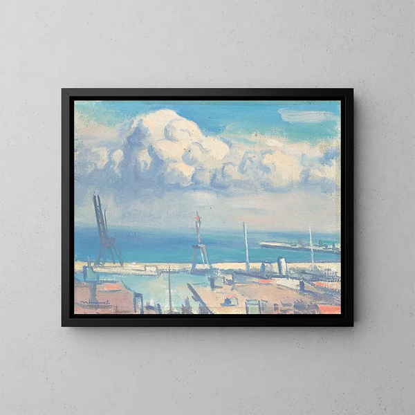 Le Nuage algérien - Albert Marquet — kehystetty taideteos seinällä