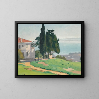 Le Sentier Laperlier, Alger - Albert Marquet — kehystetty taideteos seinällä