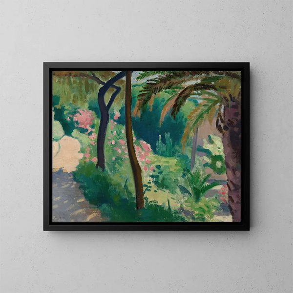 Le jardin de l'Estaque - Albert Marquet — kehystetty taideteos seinällä