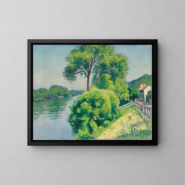 Le talus de La Frette - Albert Marquet — kehystetty taideteos seinällä