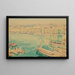 Marseille-maalaus - Albert Marquet — kehystetty taideteos seinällä