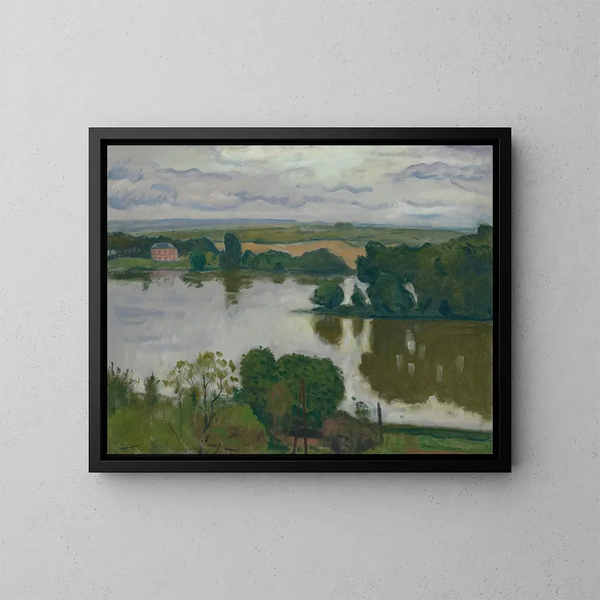 La maison des clusiers - Albert Marquet — kehystetty taideteos seinällä