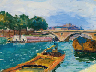 Pont sur la Seine à Paris - Albert Marquet — näkymä teoksesta