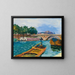 Pont sur la Seine à Paris - Albert Marquet — kehystetty taideteos seinällä