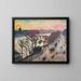 Pariisi, Quai du Louvre, Talven aurinko - Albert Marquet — kehystetty taideteos seinällä