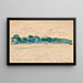 Poissy-maalaus - Albert Marquet — kehystetty taideteos seinällä