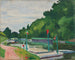 Poissy ja liput - Albert Marquet — näkymä teoksesta