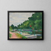 Poissy ja liput - Albert Marquet — kehystetty taideteos seinällä