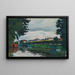 Poissy'n maalaus, laiturit - Albert Marquet — kehystetty taideteos seinällä