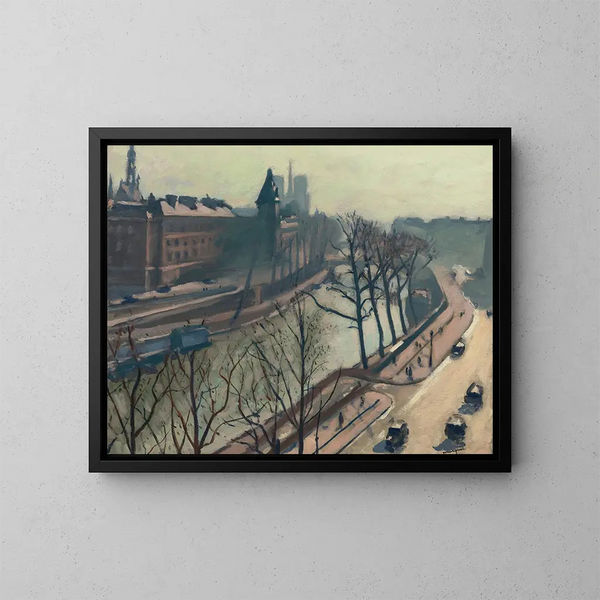 Pont Saint-Michel - Albert Marquet — kehystetty taideteos seinällä