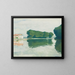 Samois-sur-Seine - Albert Marquet — kehystetty taideteos seinällä