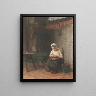 Albert Neuhuys - Het aardappelschilstertje.webp