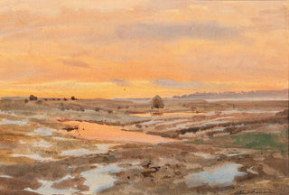 Albert Nikolaevich Benois - Sunset on the Gulf of Finland.webp
