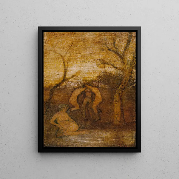 Dryades dansantes - Albert Pinkham Ryder — kehystetty taideteos seinällä