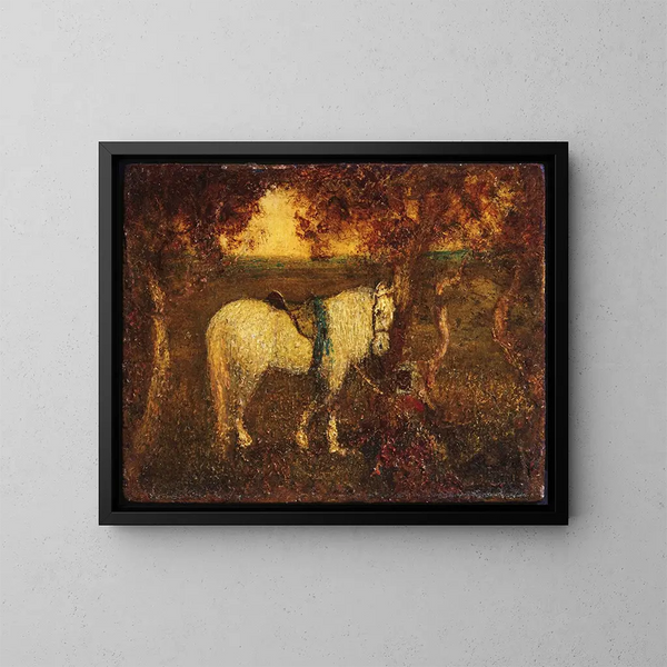 Repos du soir - Albert Pinkham Ryder — kehystetty taideteos seinällä