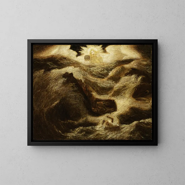 Jonas - Albert Pinkham Ryder — kehystetty taideteos seinällä