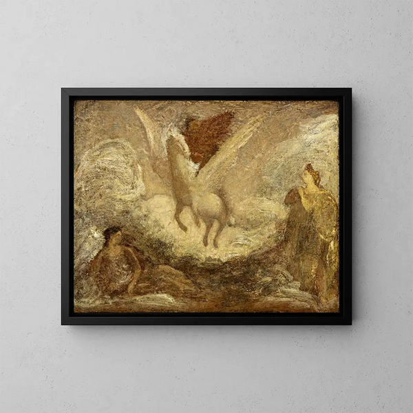 Pégase s'en va - Albert Pinkham Ryder — kehystetty taideteos seinällä