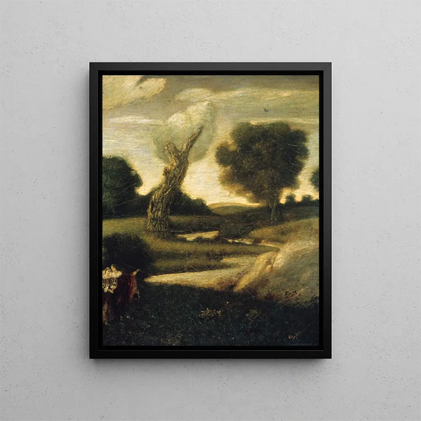 La forêt d'Arden - Albert Pinkham Ryder — kehystetty taideteos seinällä