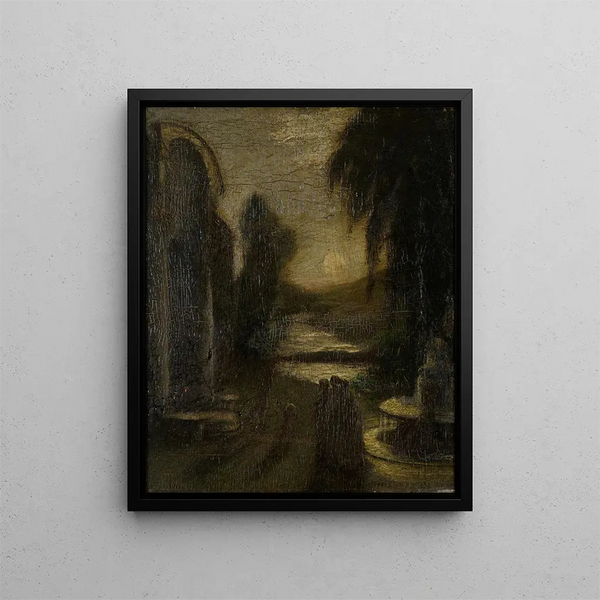 Le Temple de l'Esprit - Albert Pinkham Ryder — kehystetty taideteos seinällä