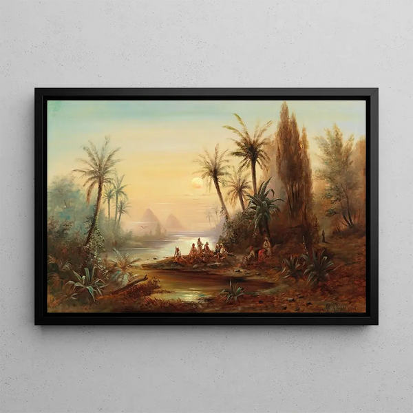 Albert Rieger - Evening On The Nile.webp