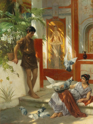 Albert Tschautsch - Scene from ancient Rome.webp